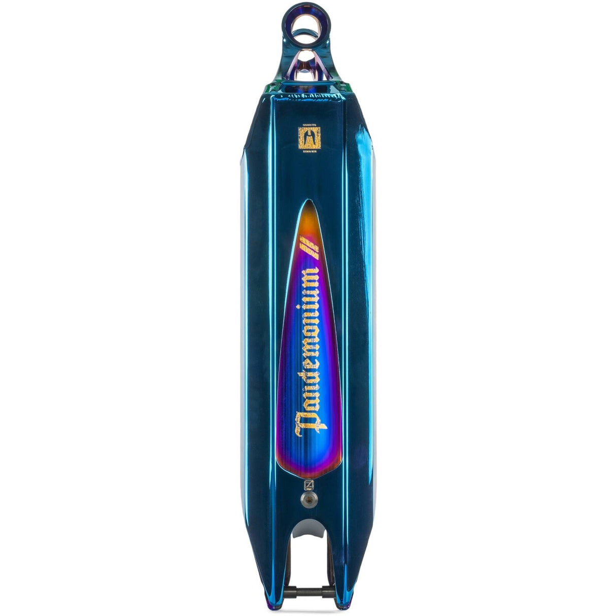 Ethic Pandemonium V2 Scooter Deck - Blue Chrome 500mm x 130mm