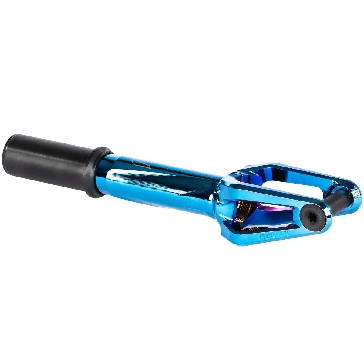 Ethic Merrow V3 8/12 STD IHC Scooter Forks - Chrome Blue