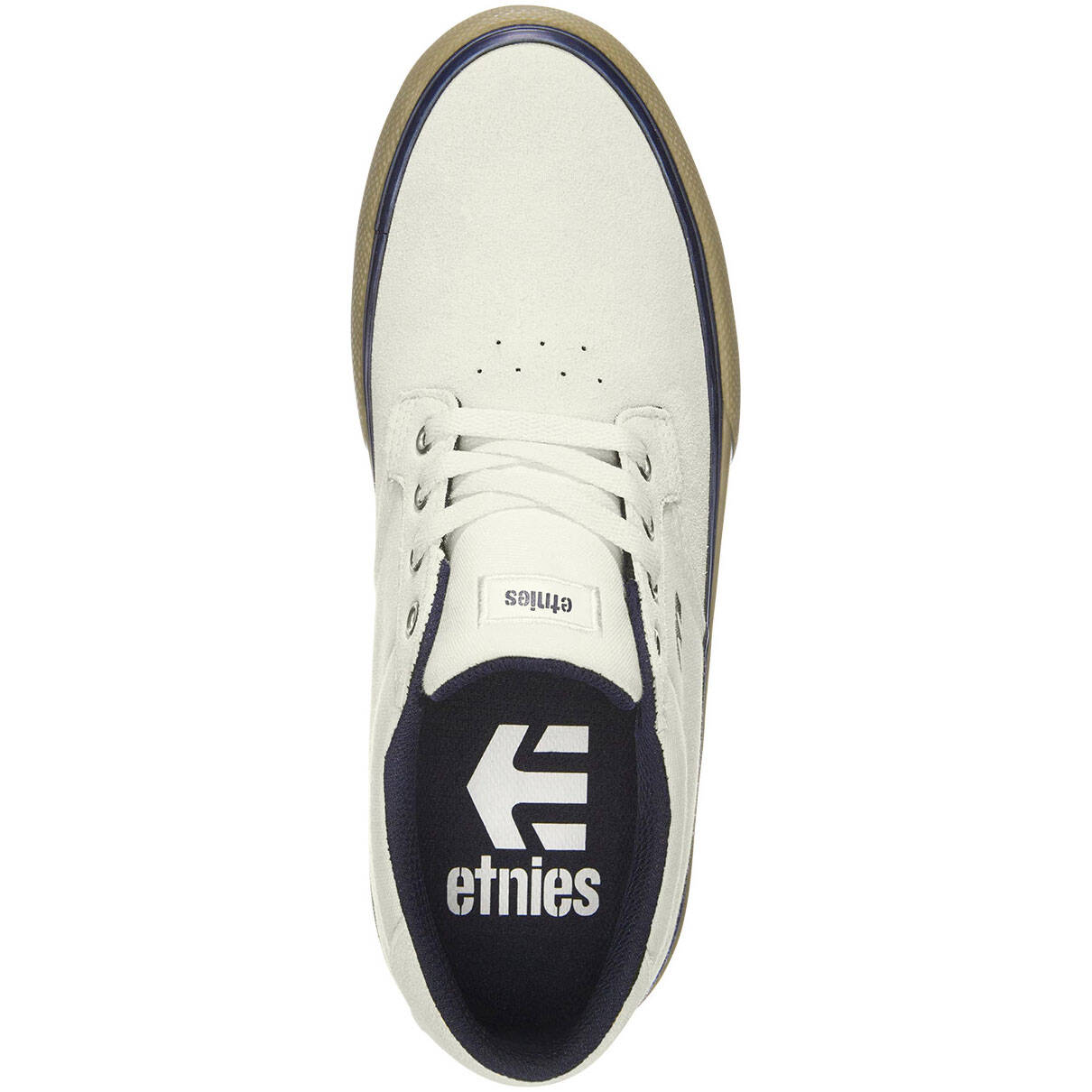 Etnies Singleton Vulc XLT Skate Shoes - White/Navy/Gum