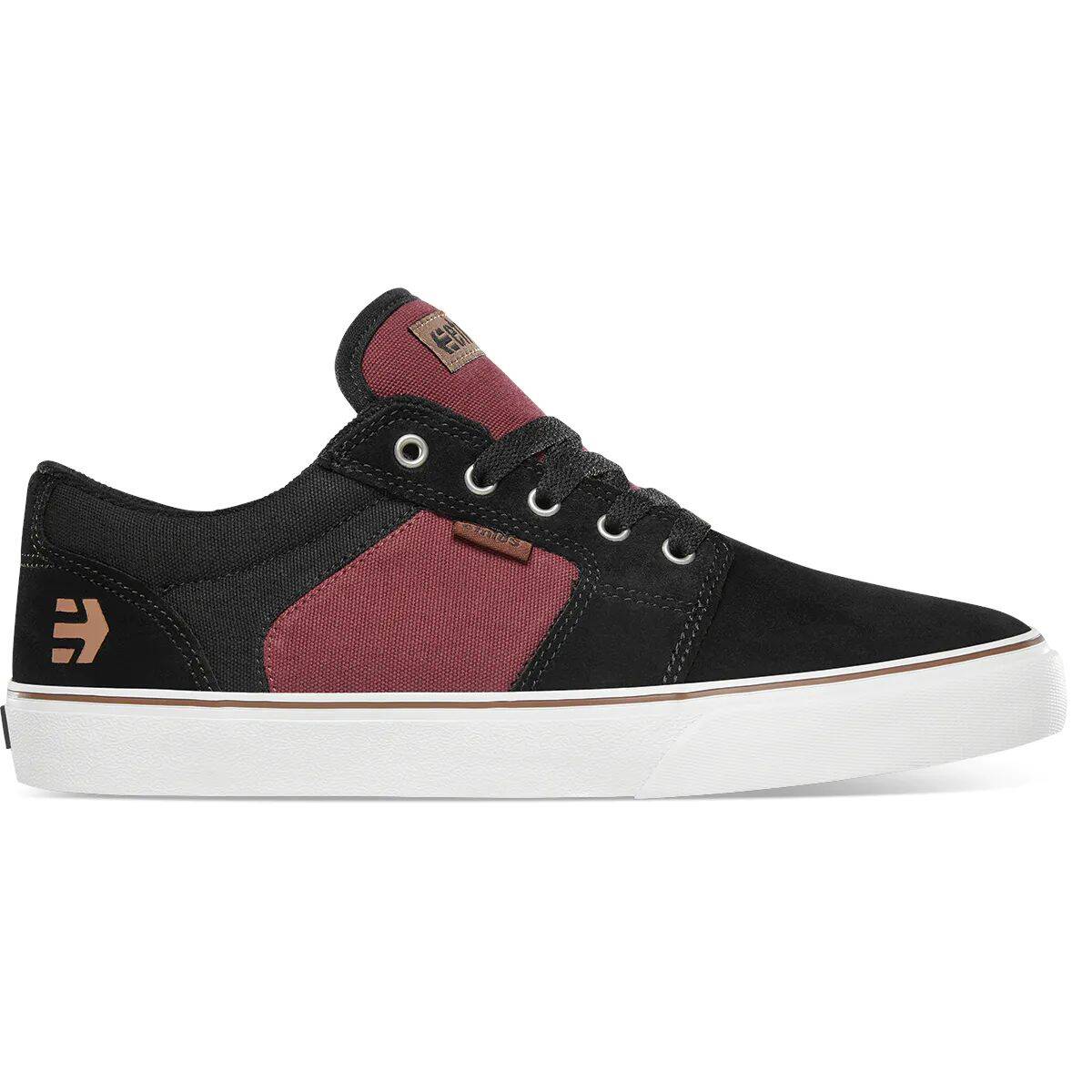Etnies Barge LS Skate Shoes - Black/Red/Beige