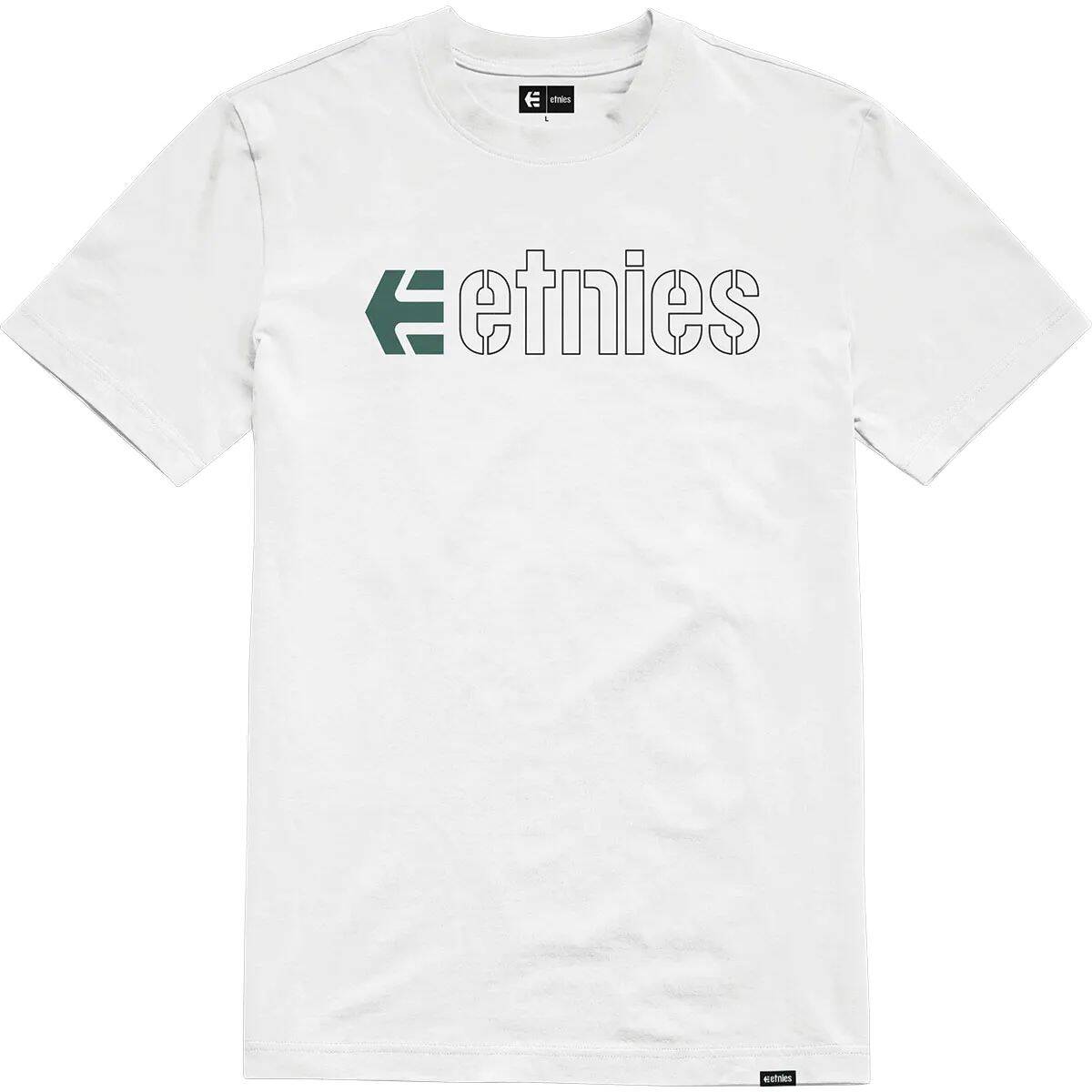 Etnies E-Corp T Shirt - White/Black/Green