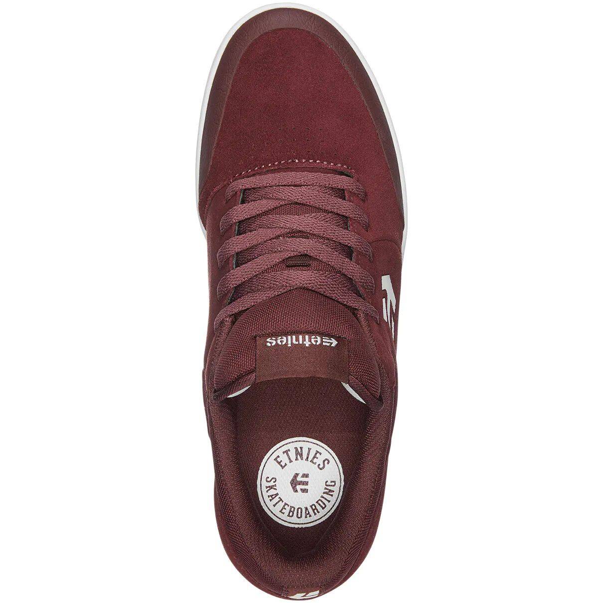 Etnies Marana Skate Shoes - Maroon/White