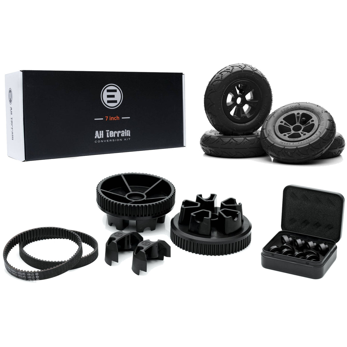 Evolve 175mm (7 Inch) All Terrain Conversion Kit - Black
