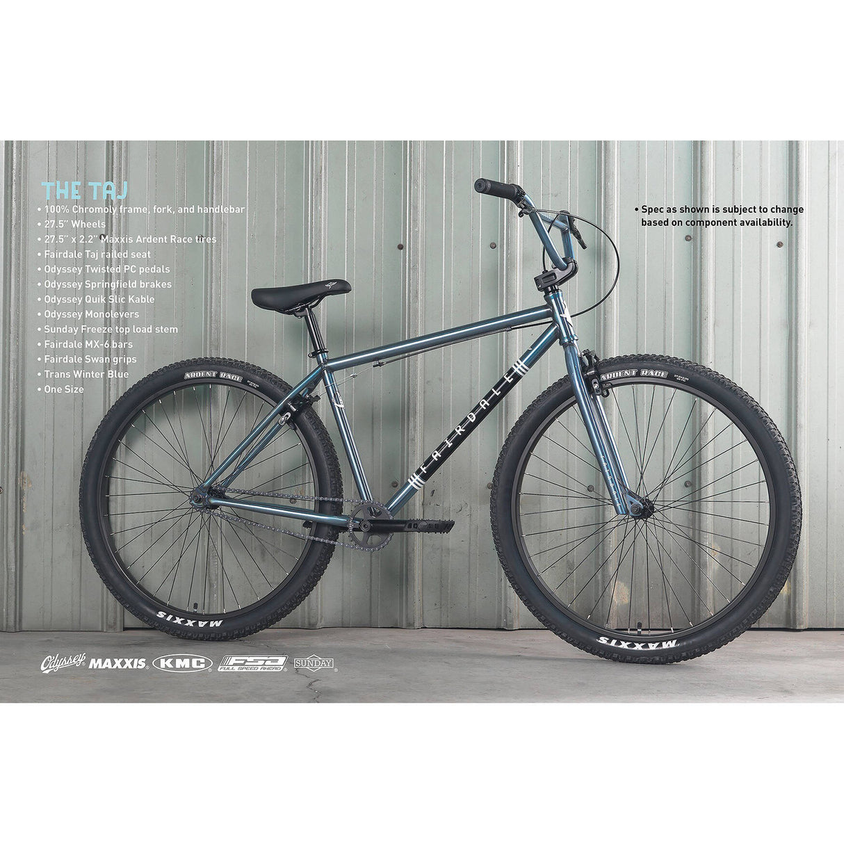 Fairdale Taj Bike - Translucent Winter Blue