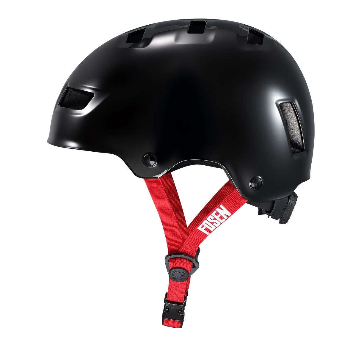 Fasen TriFlow Helmet - Gloss Black