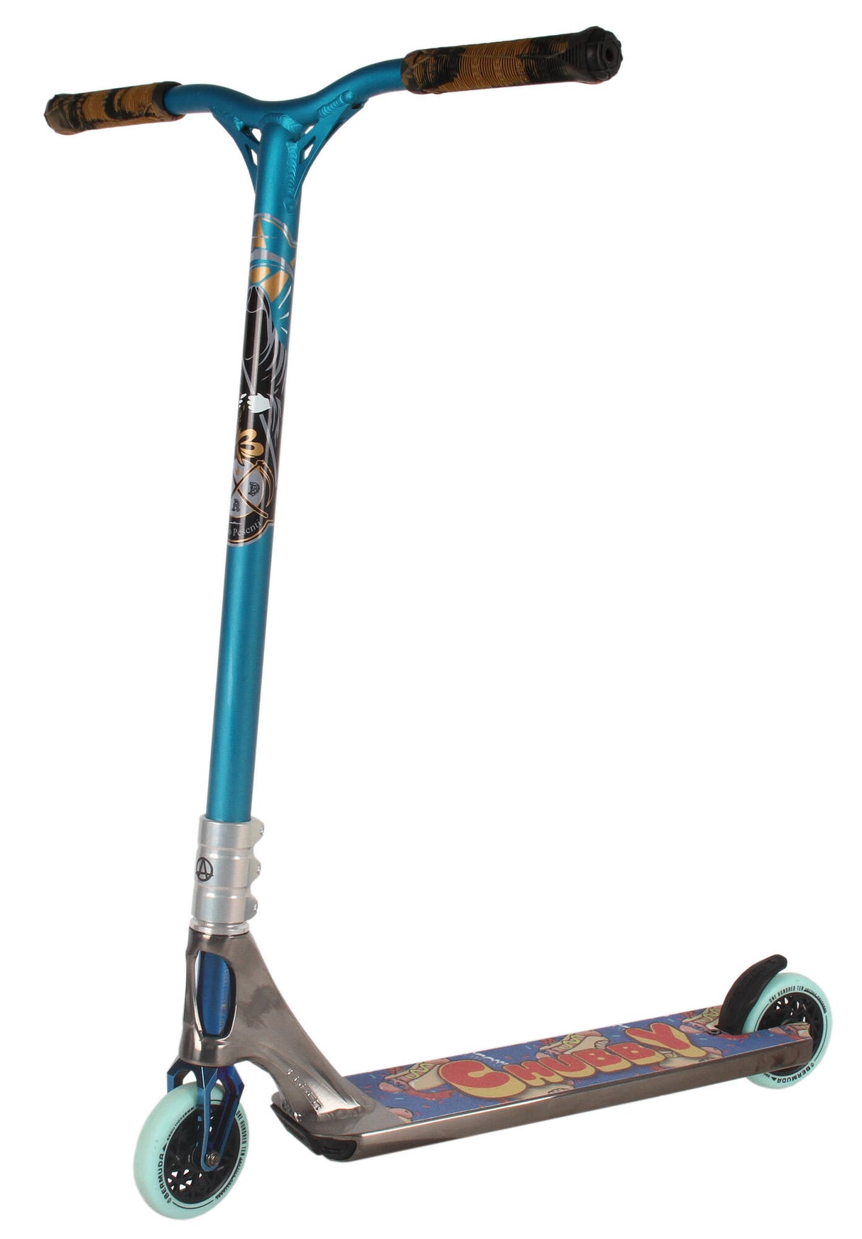 Fasen x Blunt Envy Custom Stunt Scooter - Polished/Teal
