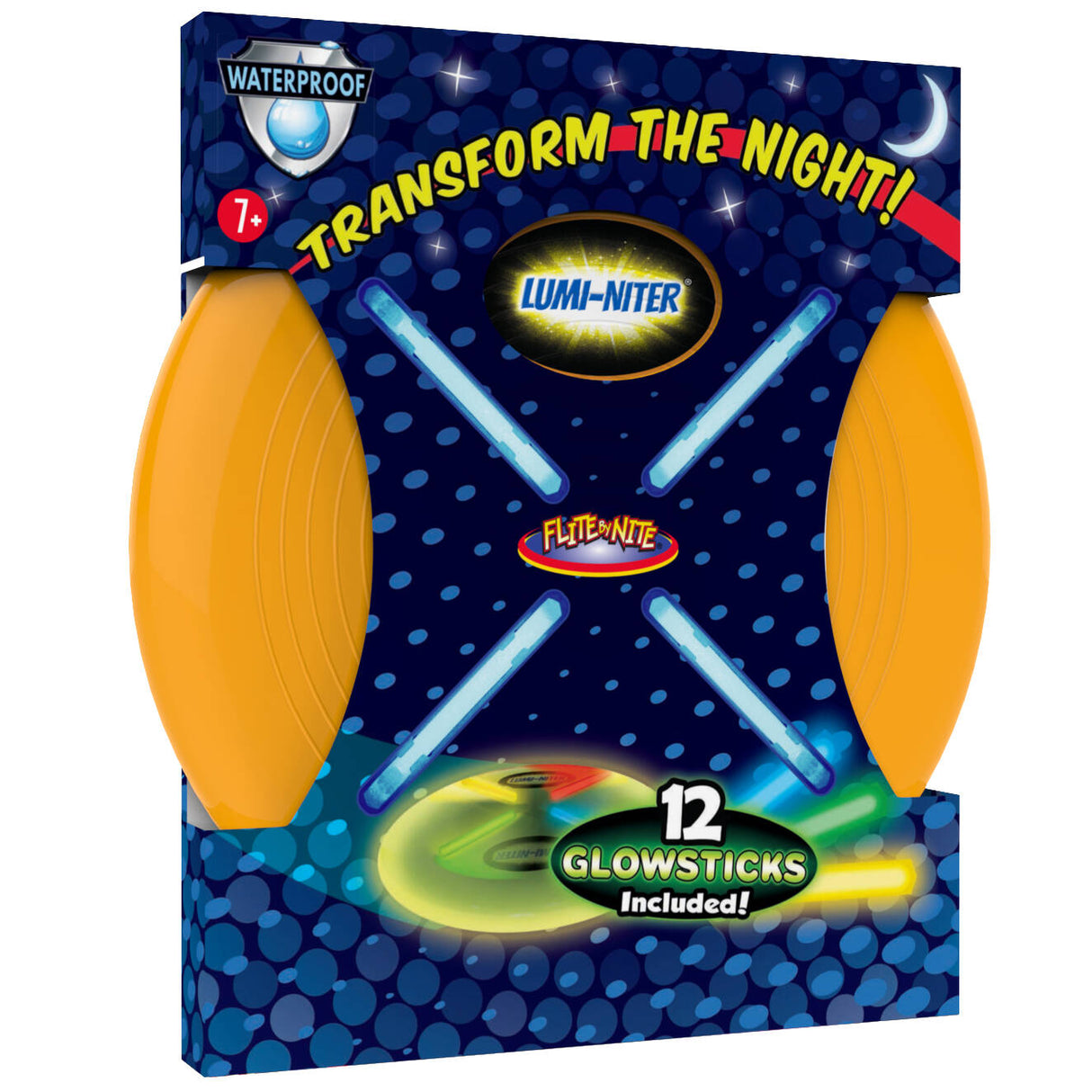 Flite by Nite Lumi Niter Flying Disc - Orange