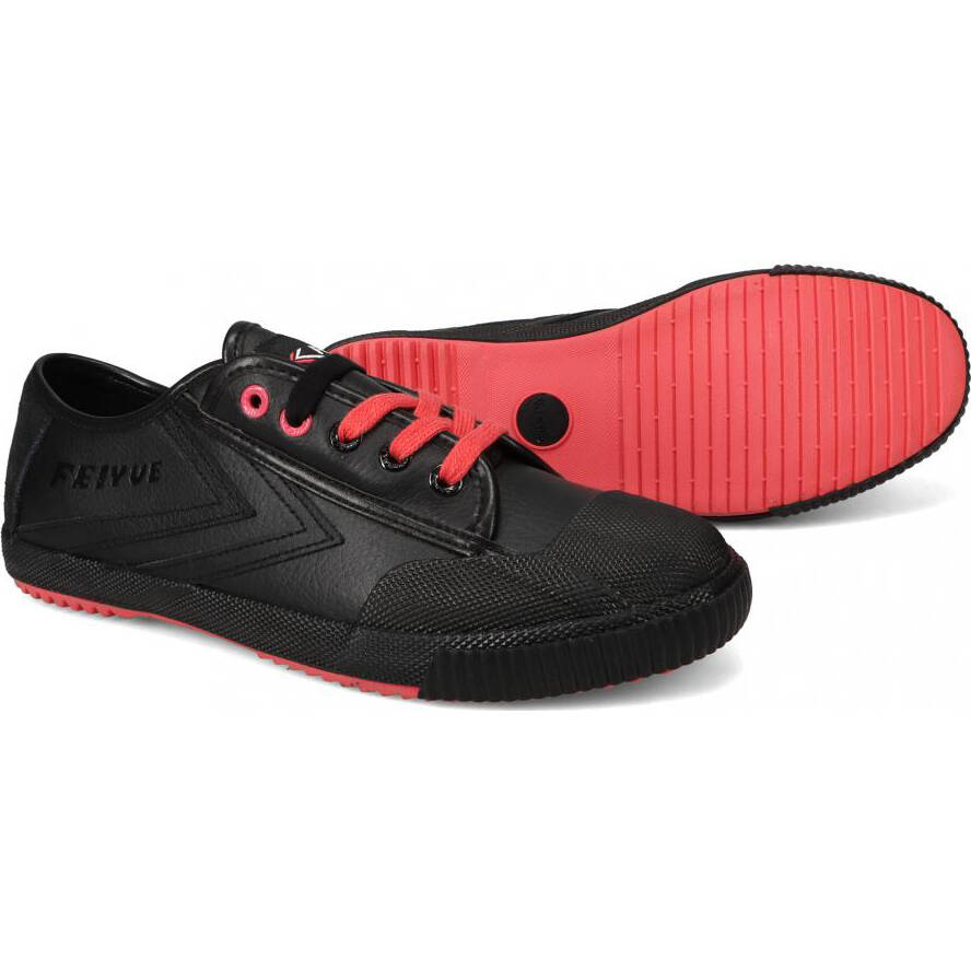 Feiyue X Staple 1920 Trainers - Black/Black Leather