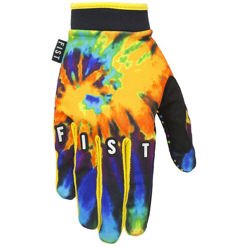 Fist Gloves Tie Dye Orange Protective Gloves - Multi Large