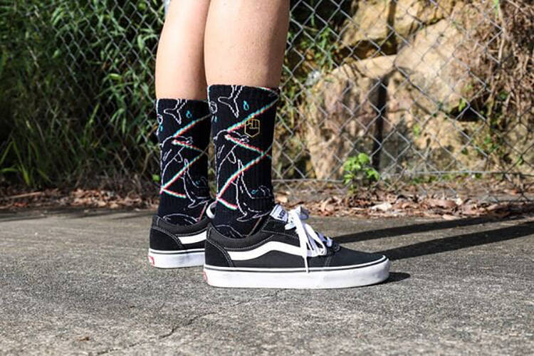 Fist Gloves Lazer Dolphin Crew Socks