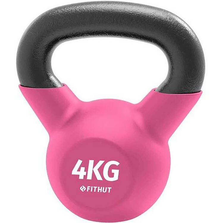 FitHut 4kg Kettlebell - Pink