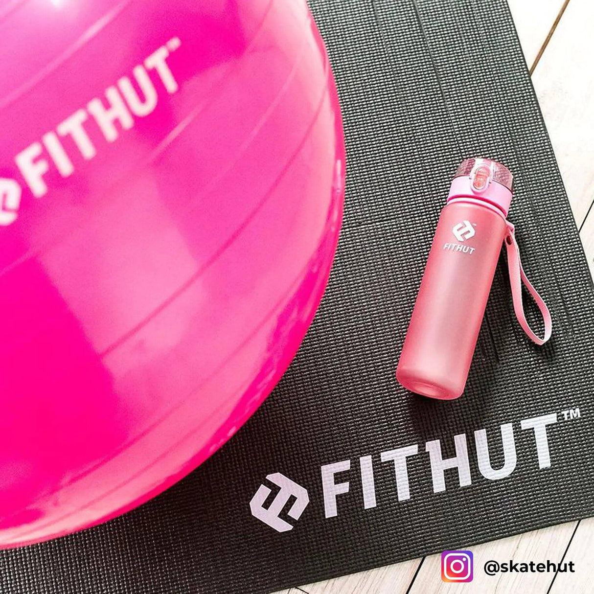 FitHut Yoga Mat - Black