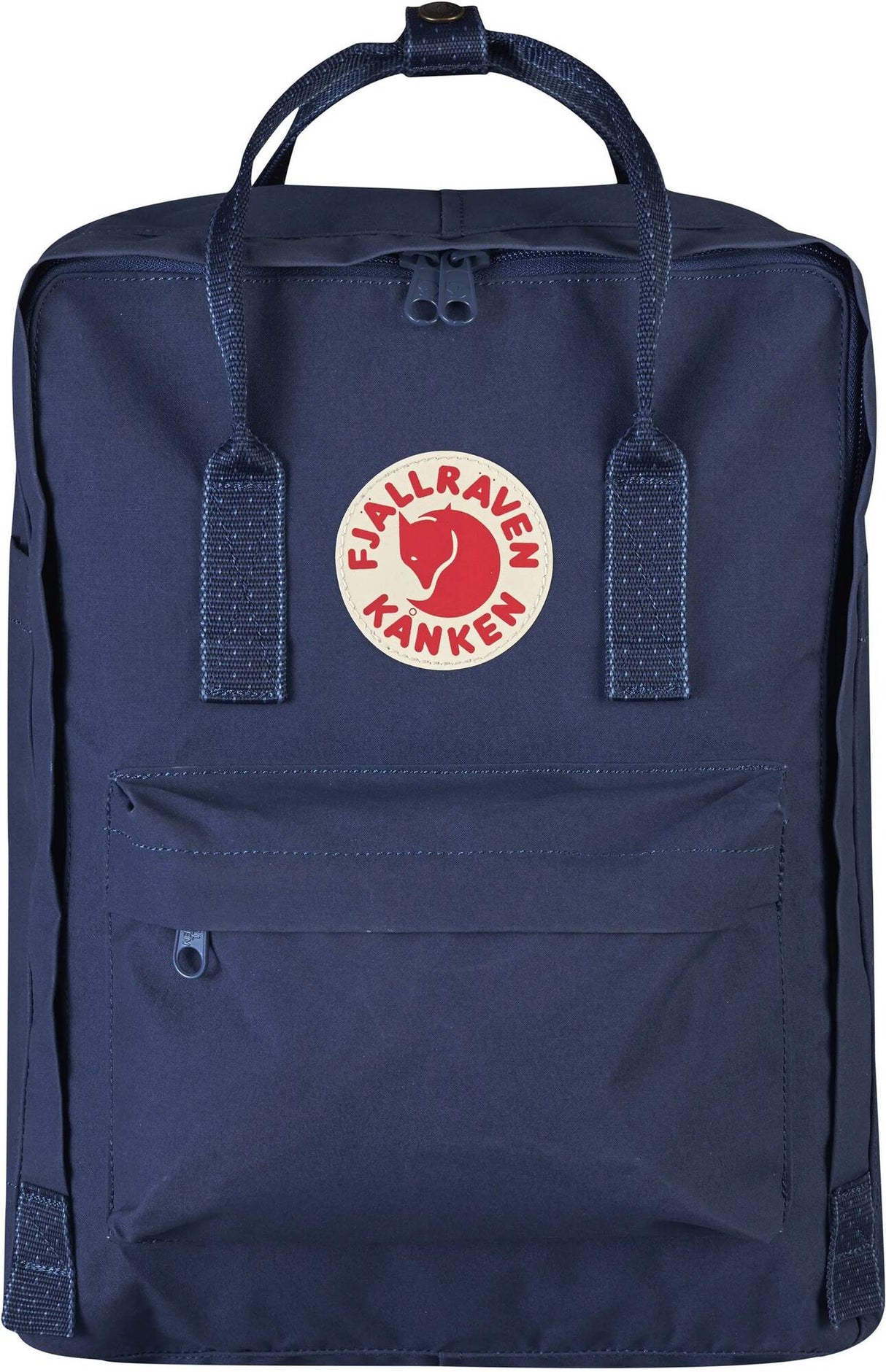 Fjallraven Kanken Backpack - Royal Blue/Pinstripe Pattern