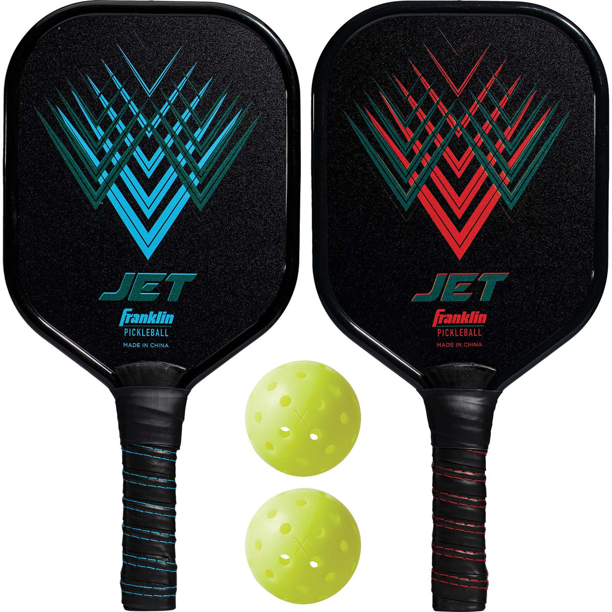 Franklin Jet 2-Player Pickleball Paddle and Ball Set
