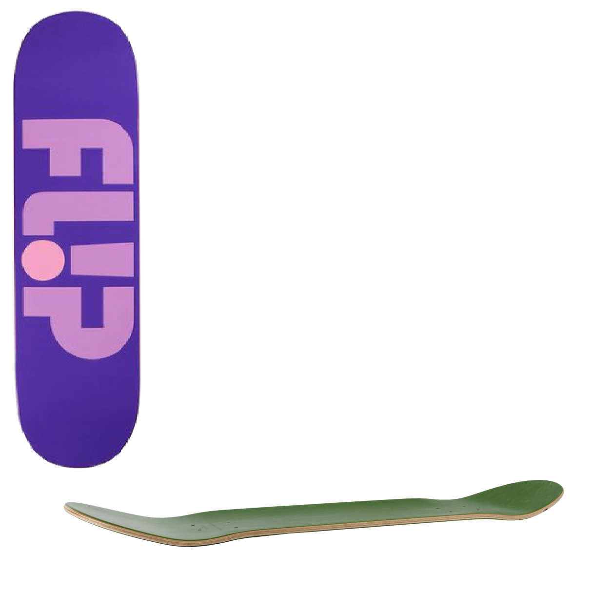Flip Odyssey Pink Dot Skateboard Deck - 8"