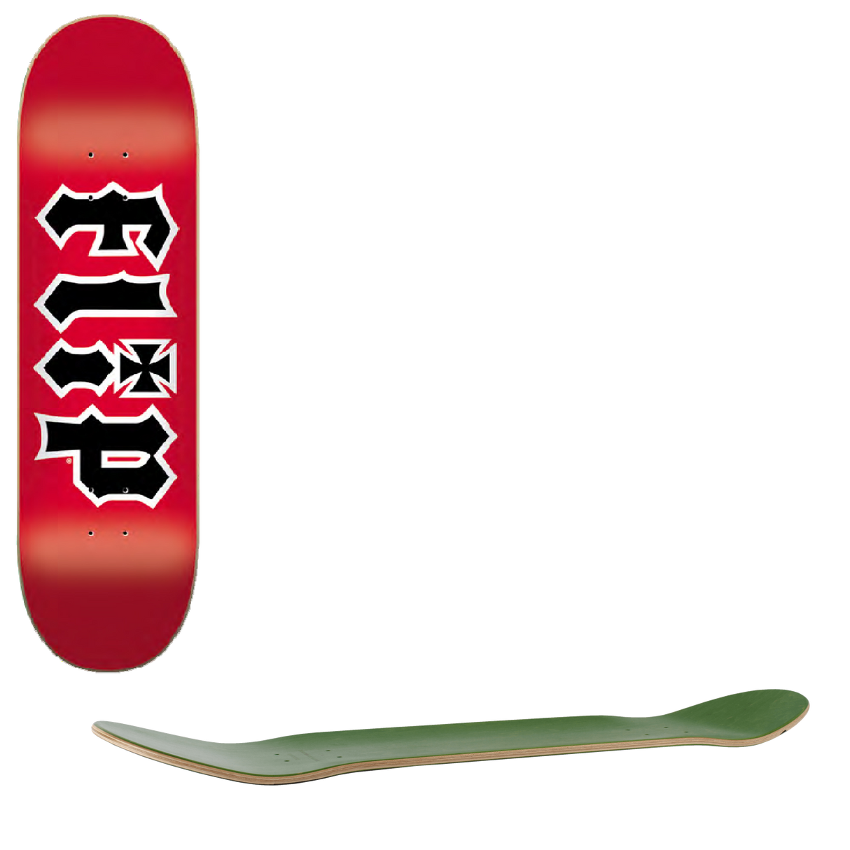 Flip Team HKD Skateboard Deck 8.13'' - Red