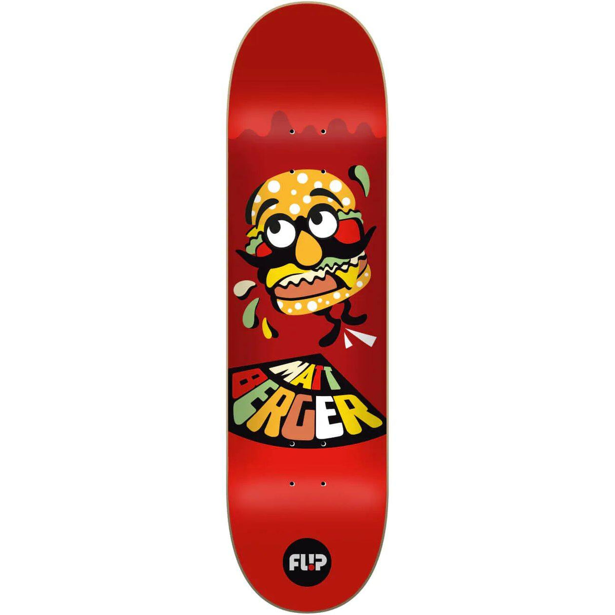 Flip Berger Block Skateboard Deck - 8.25''