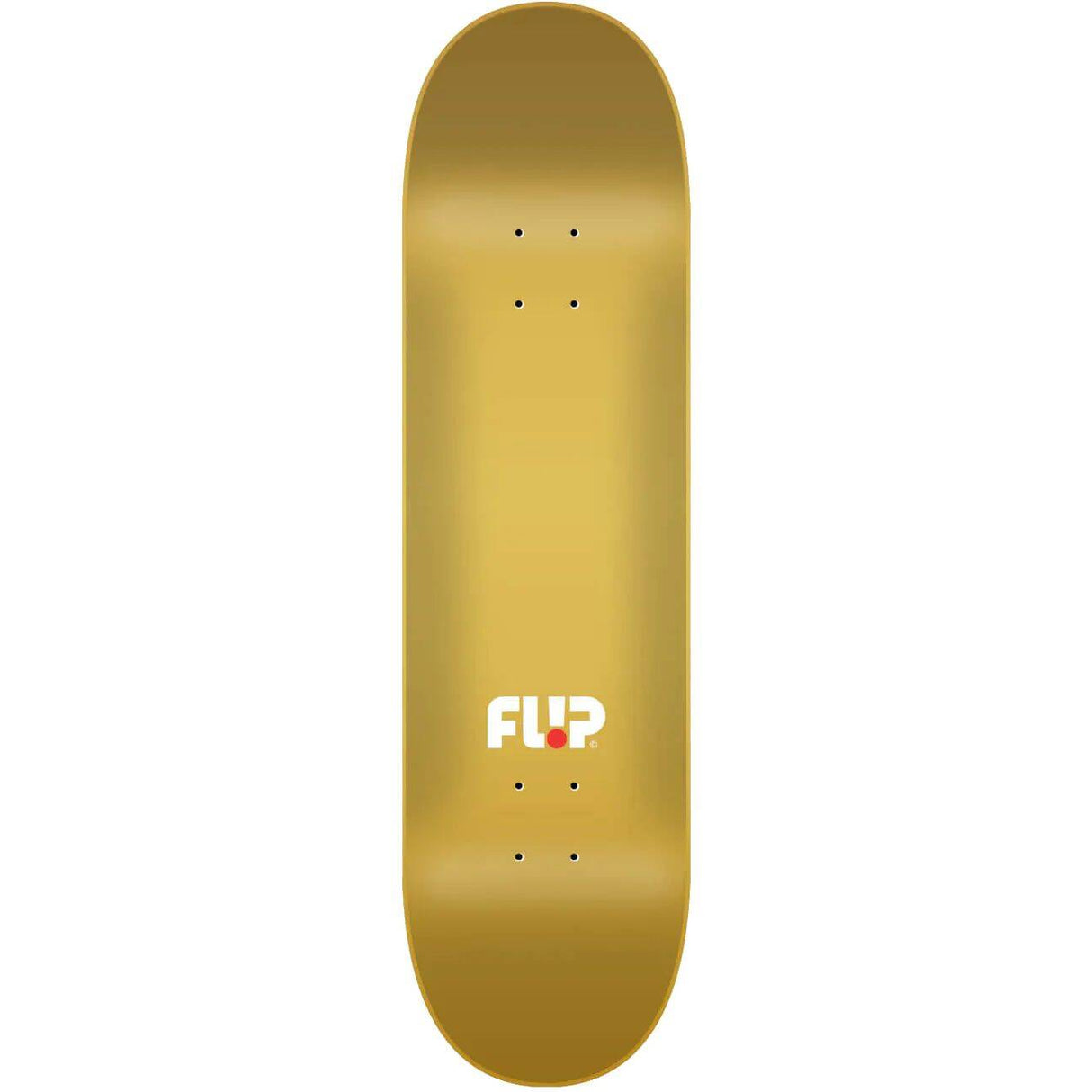 Flip Penny Mushroom Skateboard Deck - Gold 8.25''
