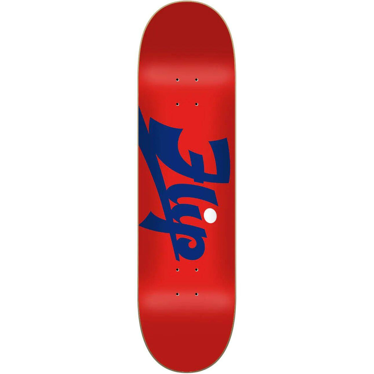 Flip Script Skateboard Deck - Red 8.13''