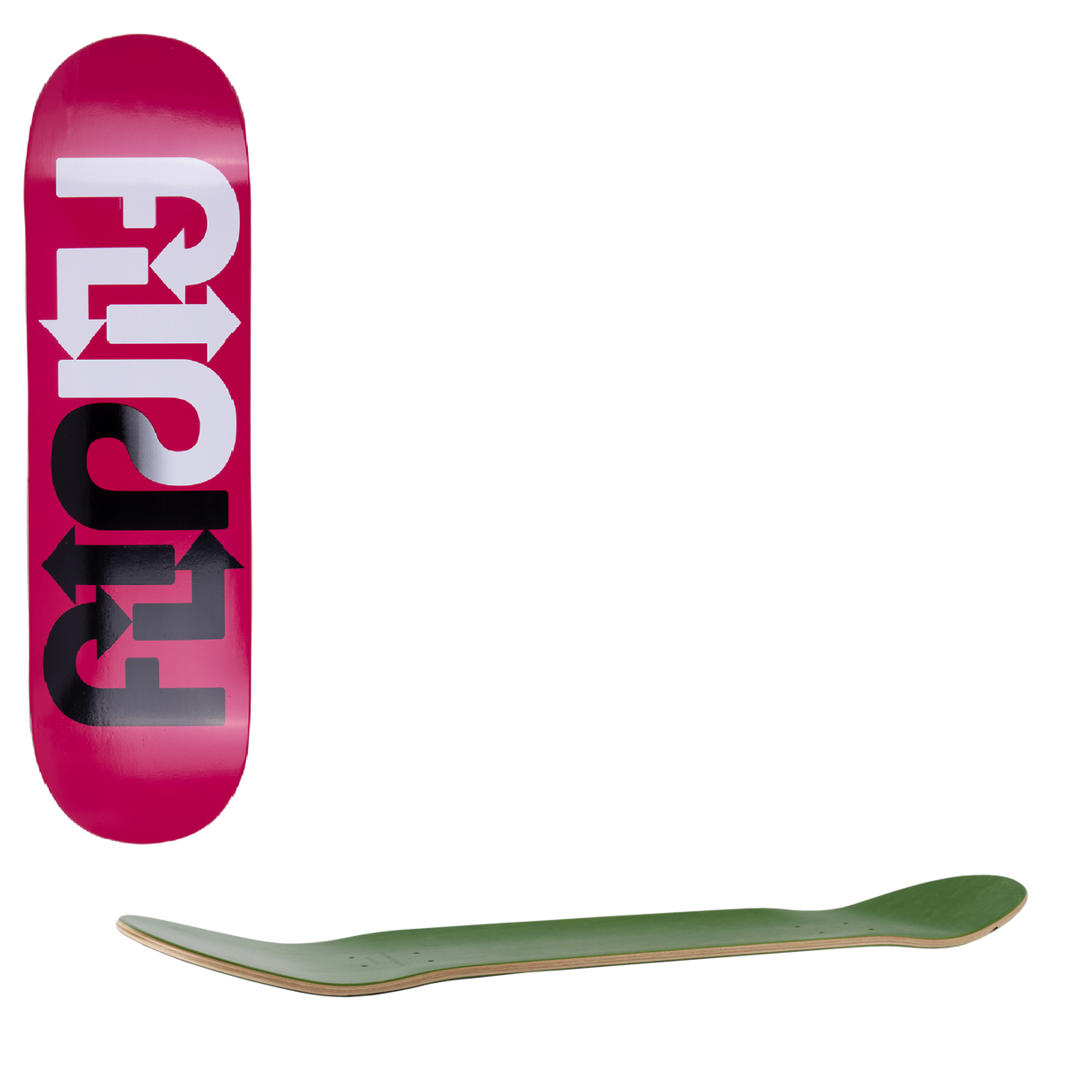 Flip Directions Skateboard Deck - Pink 8"