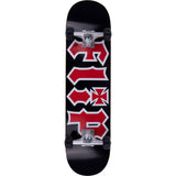 Flip HKD Complete Skateboard - Black 7.87"