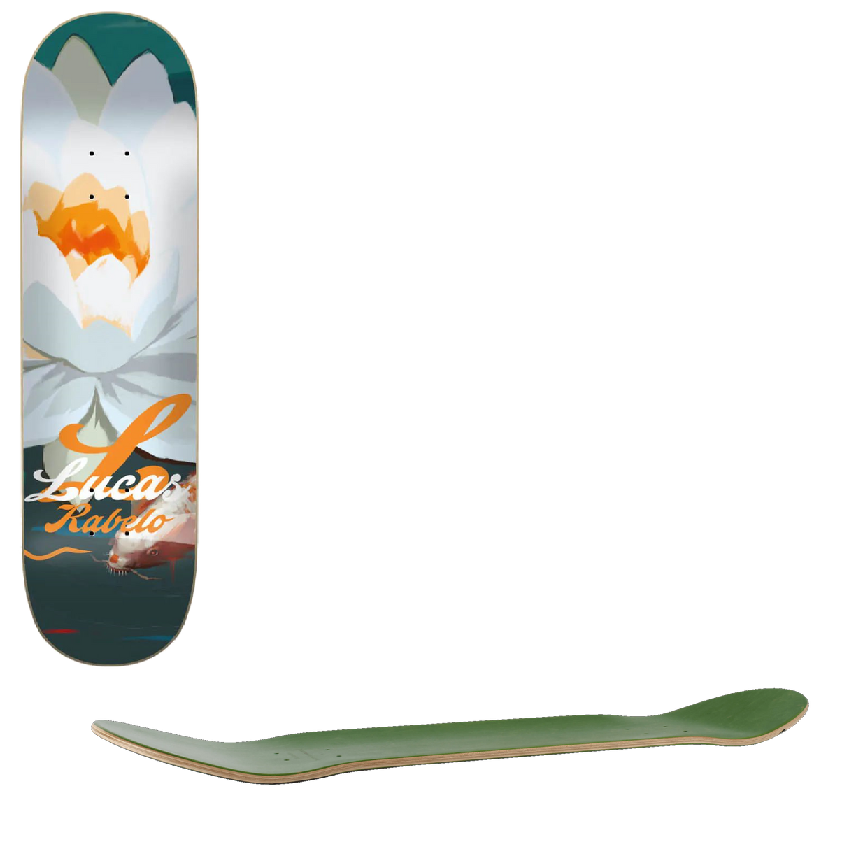 Flip Flower Power Skateboard Deck - Rabelo 8.13''