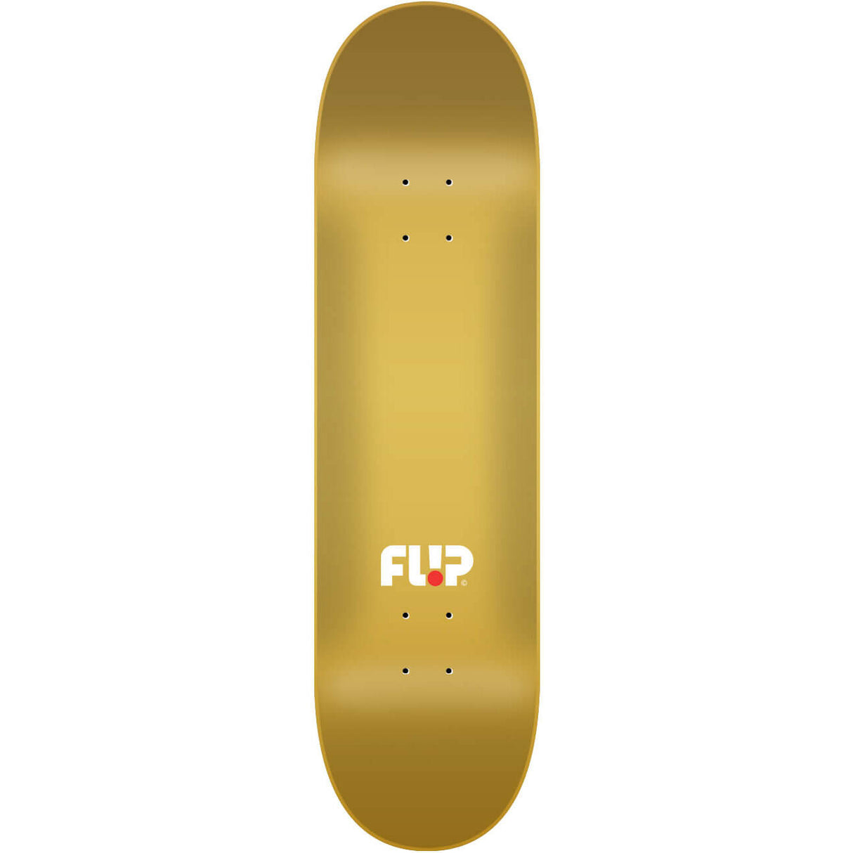Flip Mushroom Penny Skateboard Deck - Gold 8.25''