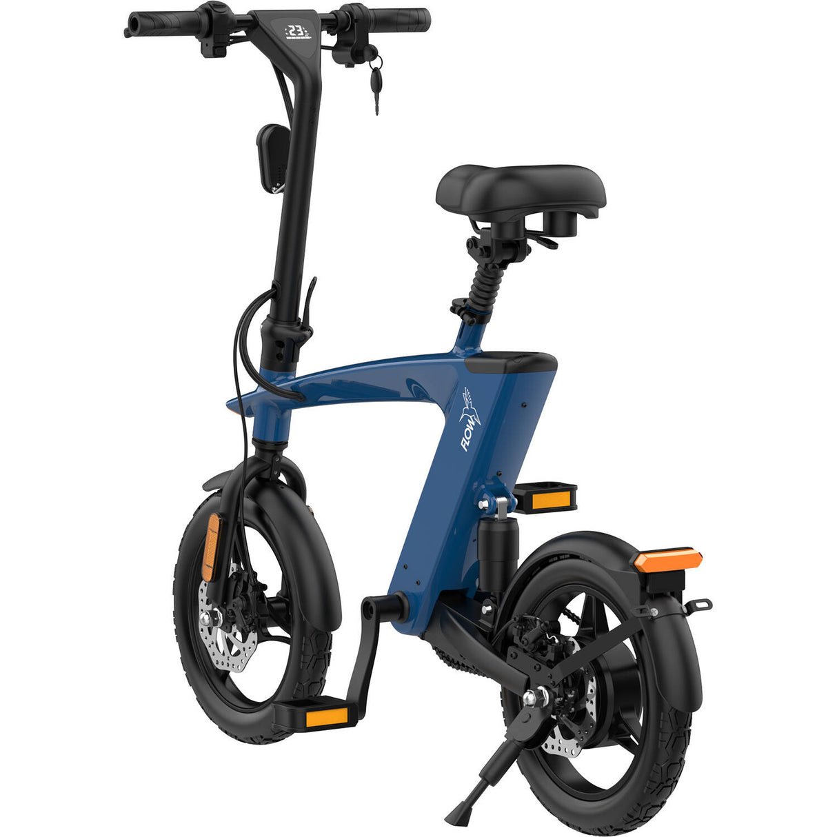 Flow District 5 Electric Bike - Electric Blue