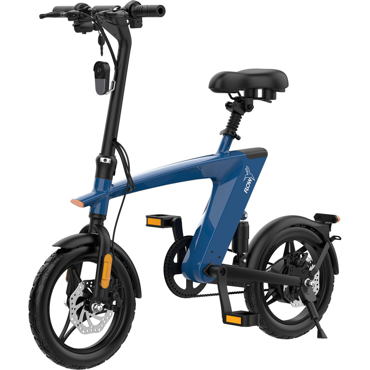 Flow District 5 Electric Bike - Electric Blue