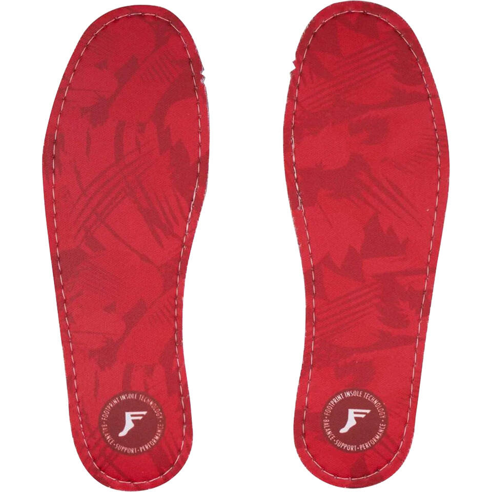 Footprint Kingfoam 5mm Flat Insoles - Red Camo