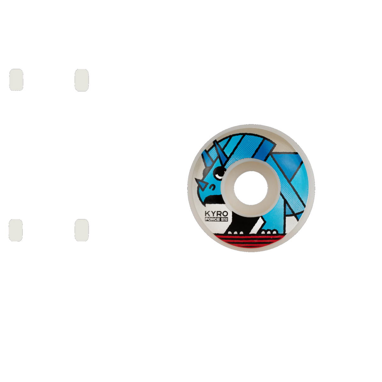 Force Kyro - Triceratops Skateboard Wheels 51mm