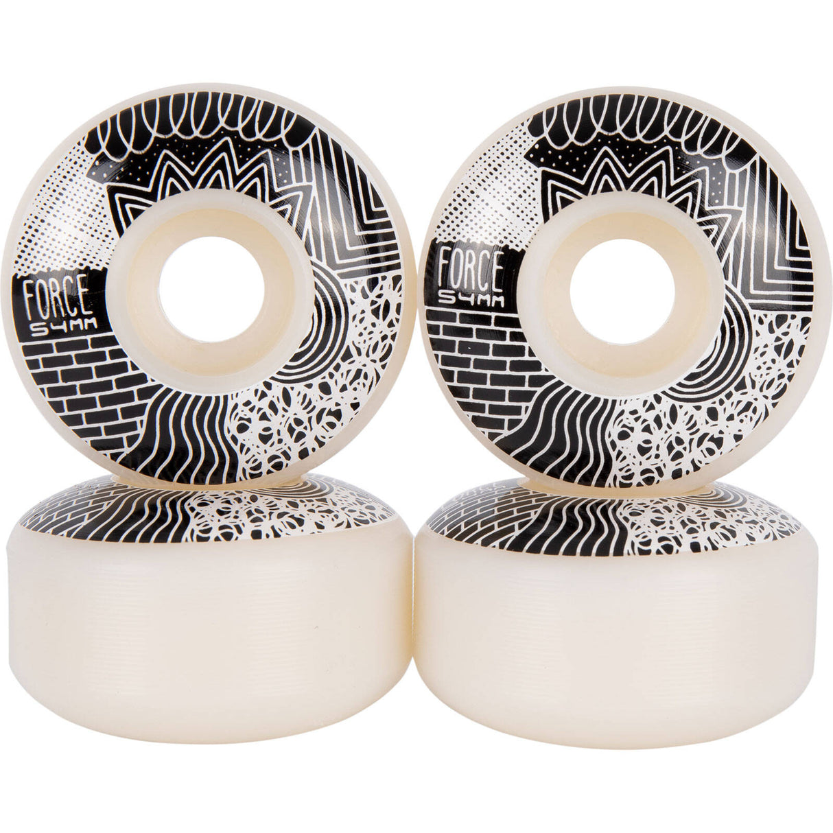 Force Scribble Skateboard Wheels 54mm