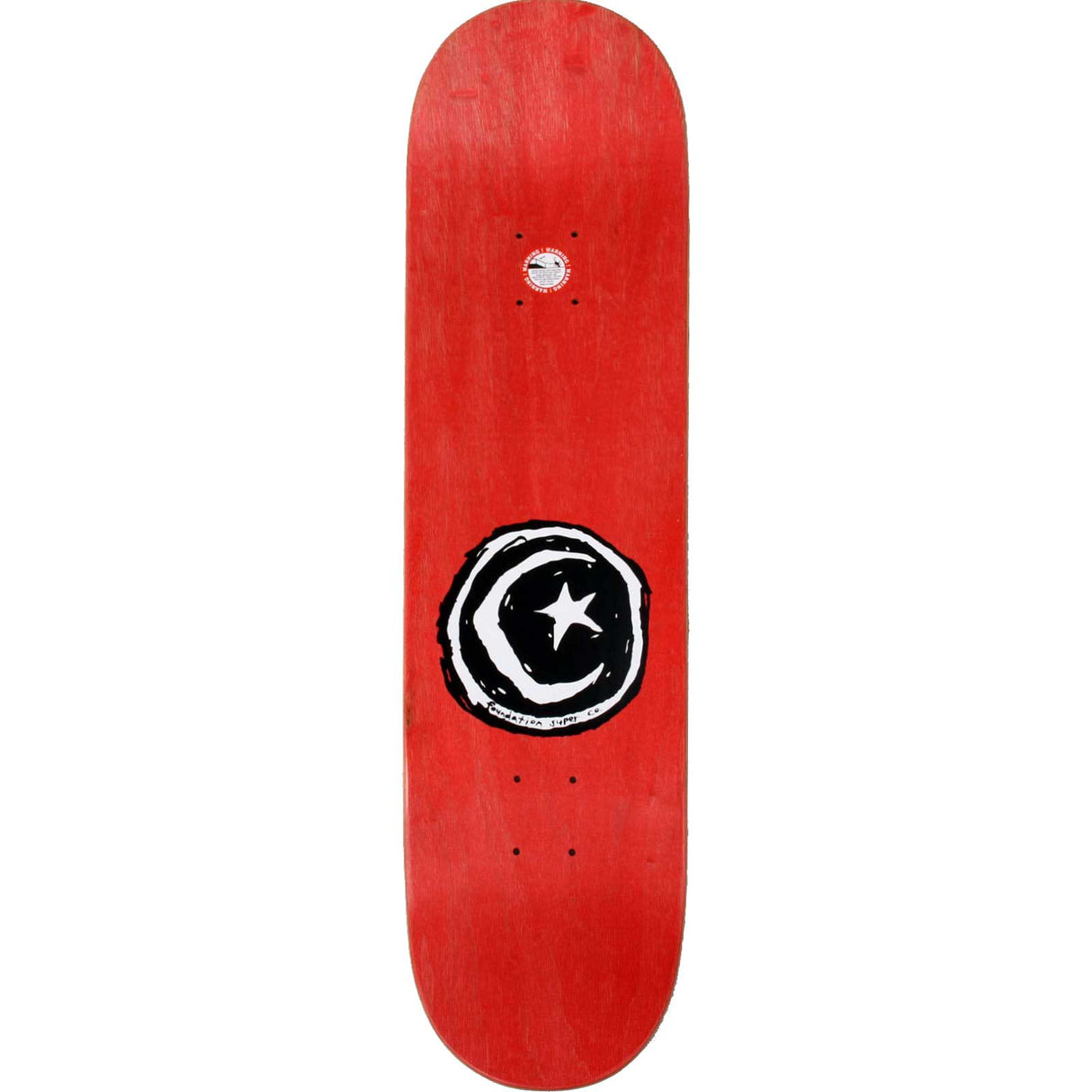 Foundation Arrow Skateboard Deck - Red 8.25"