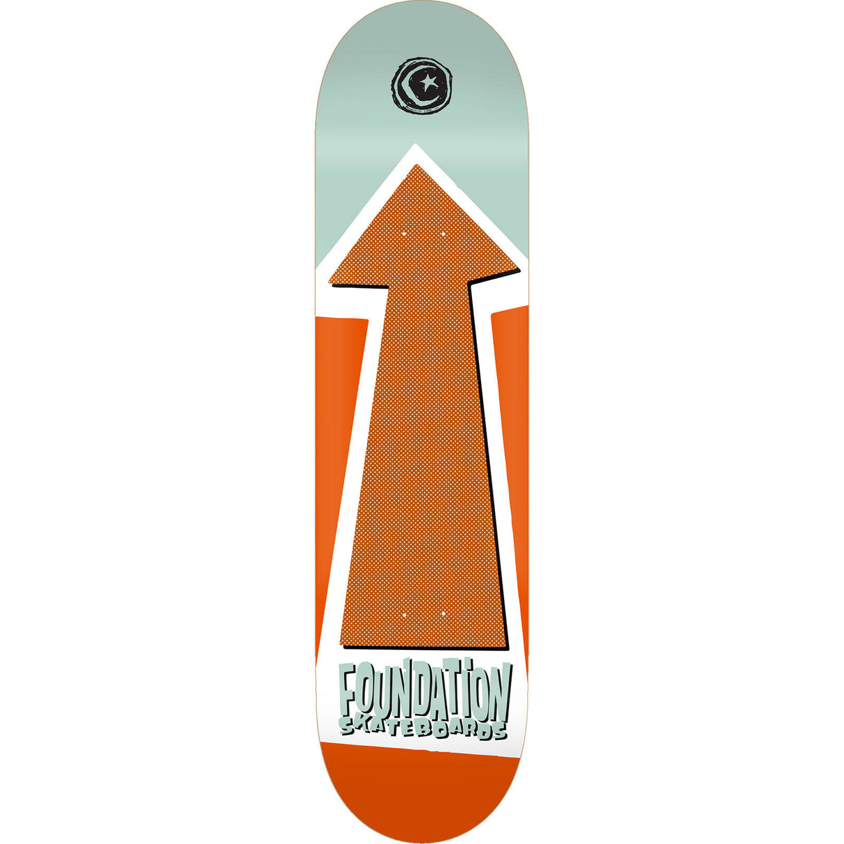 Foundation Arrow Skateboard Deck - Mint 8"