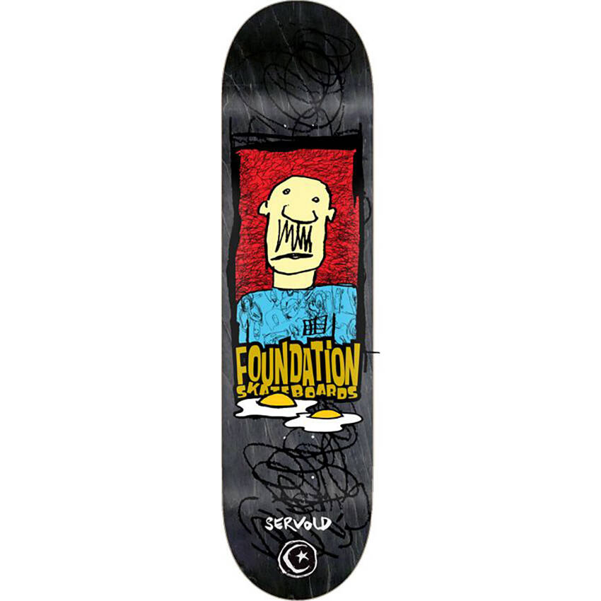 Foundation Servold Eggs for Breakfast Skateboard Deck - 8.25"