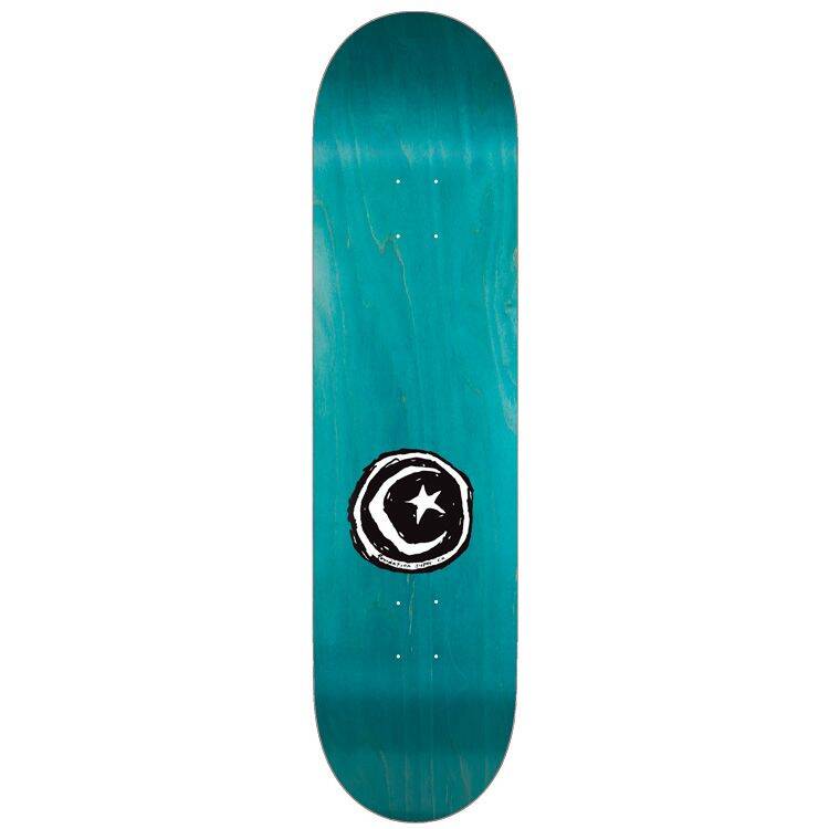 Foundation Star & Moon Doodle Skateboard Deck - 8.75"