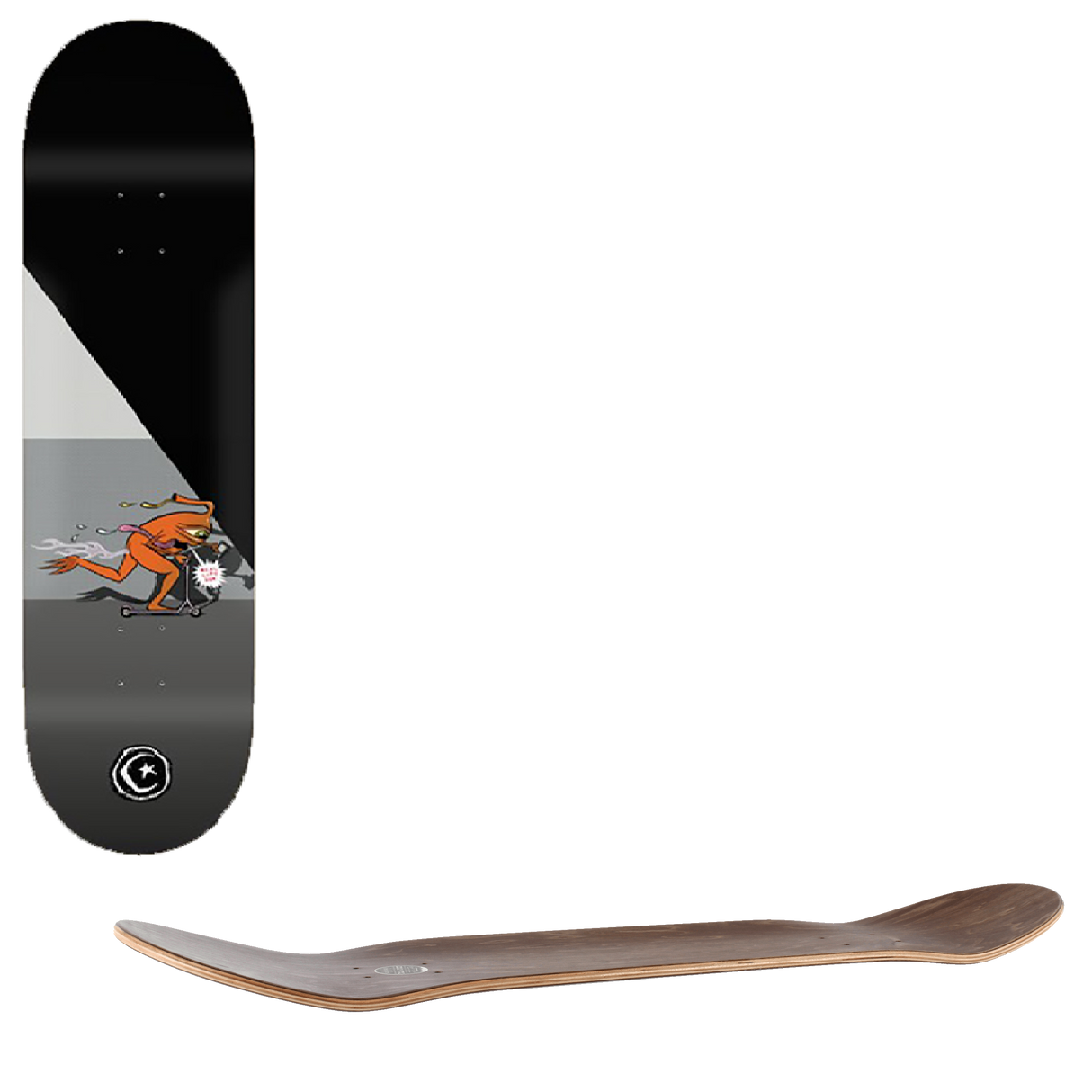 Foundation Push Deck Skateboard Deck - Templeton 8.25''