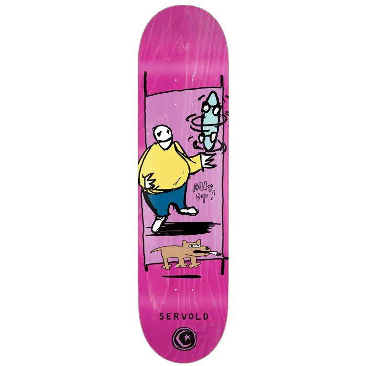 Foundation Servold Ally Oop Skateboard Deck - 7.75''