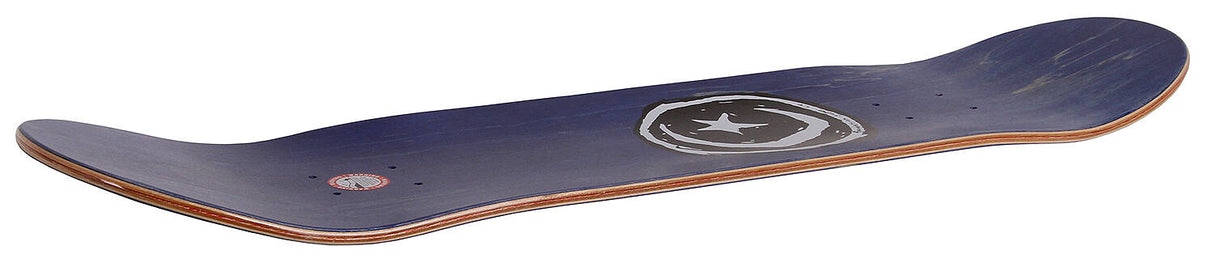 Foundation Doodle Stripe Skateboard Deck - White 8.5''