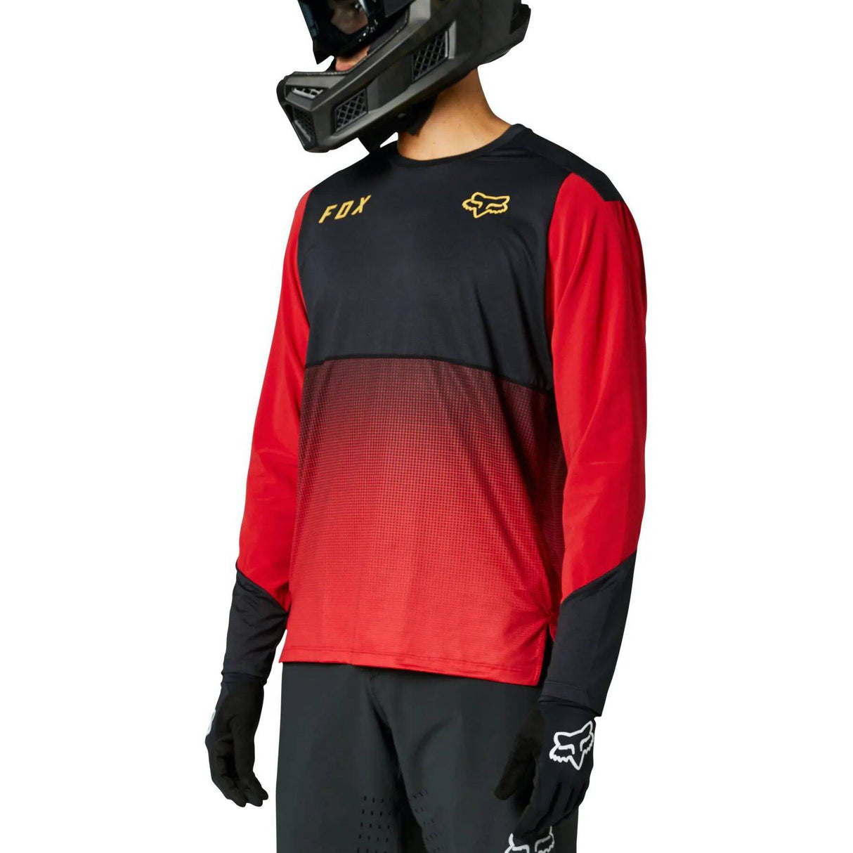Fox Flexair Long Sleeve Jersey - Chilli