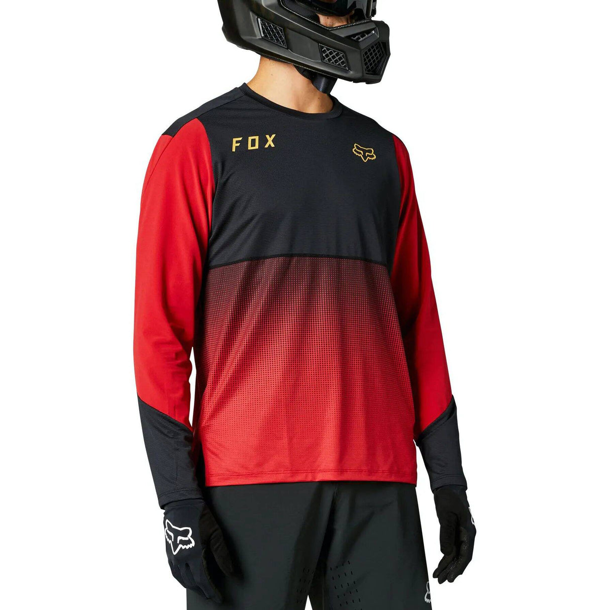 Fox Flexair Long Sleeve Jersey - Chilli MED