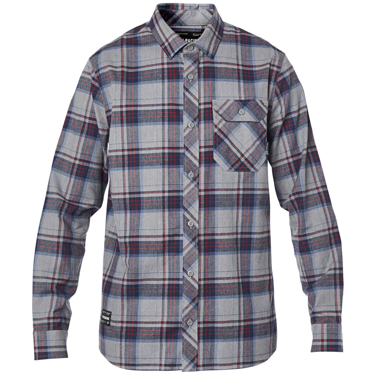 Fox Gamut Stretch Flannel Shirt - Heather Graphite LRG