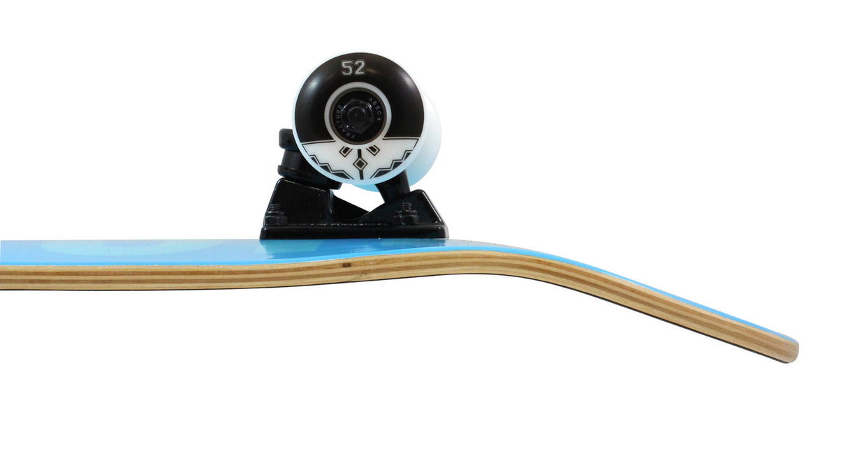 Fracture Fade Complete Skateboard - Blue 7.75''