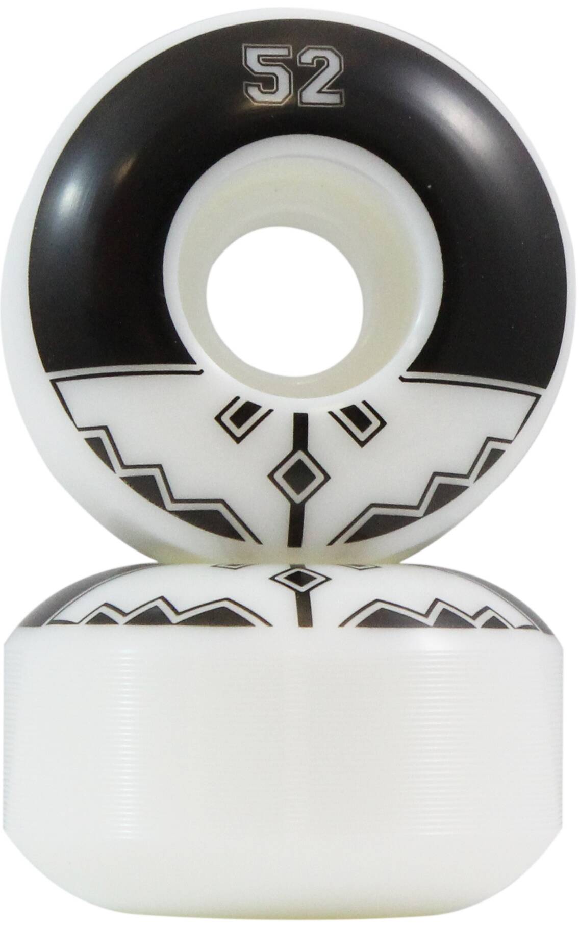 Fracture Uni Classic Skateboard Wheels - Black 52mm