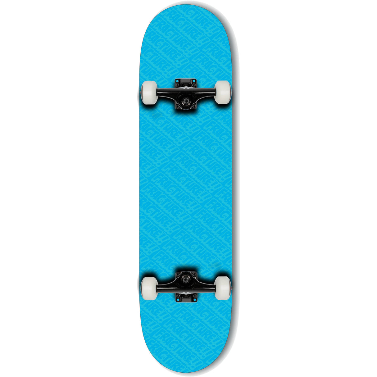 Fracture All Over Comic Complete Skateboard - Blue 7.75''