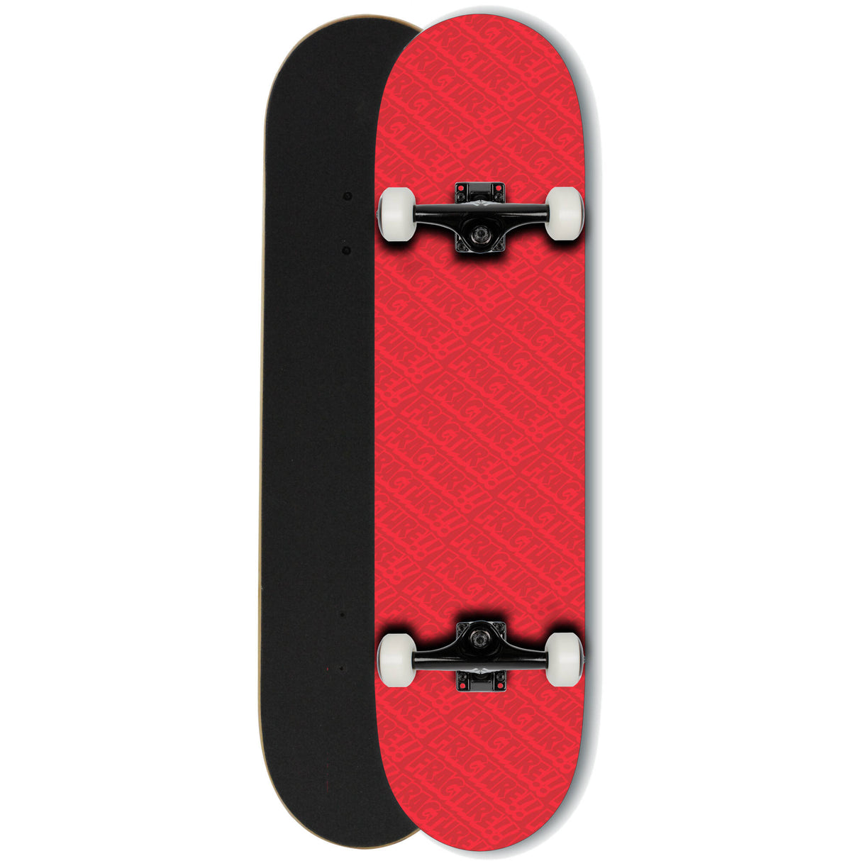 Fracture All Over Comic Complete Skateboard - Red 7.75''