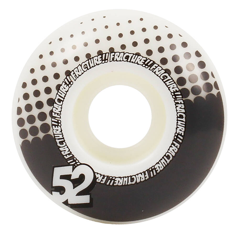 Fracture Drops Skateboard Wheels - Grey 52mm