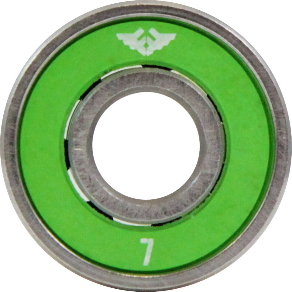 Fracture Premium Bearings ABEC 7 - Green/Black (Pack of 8)