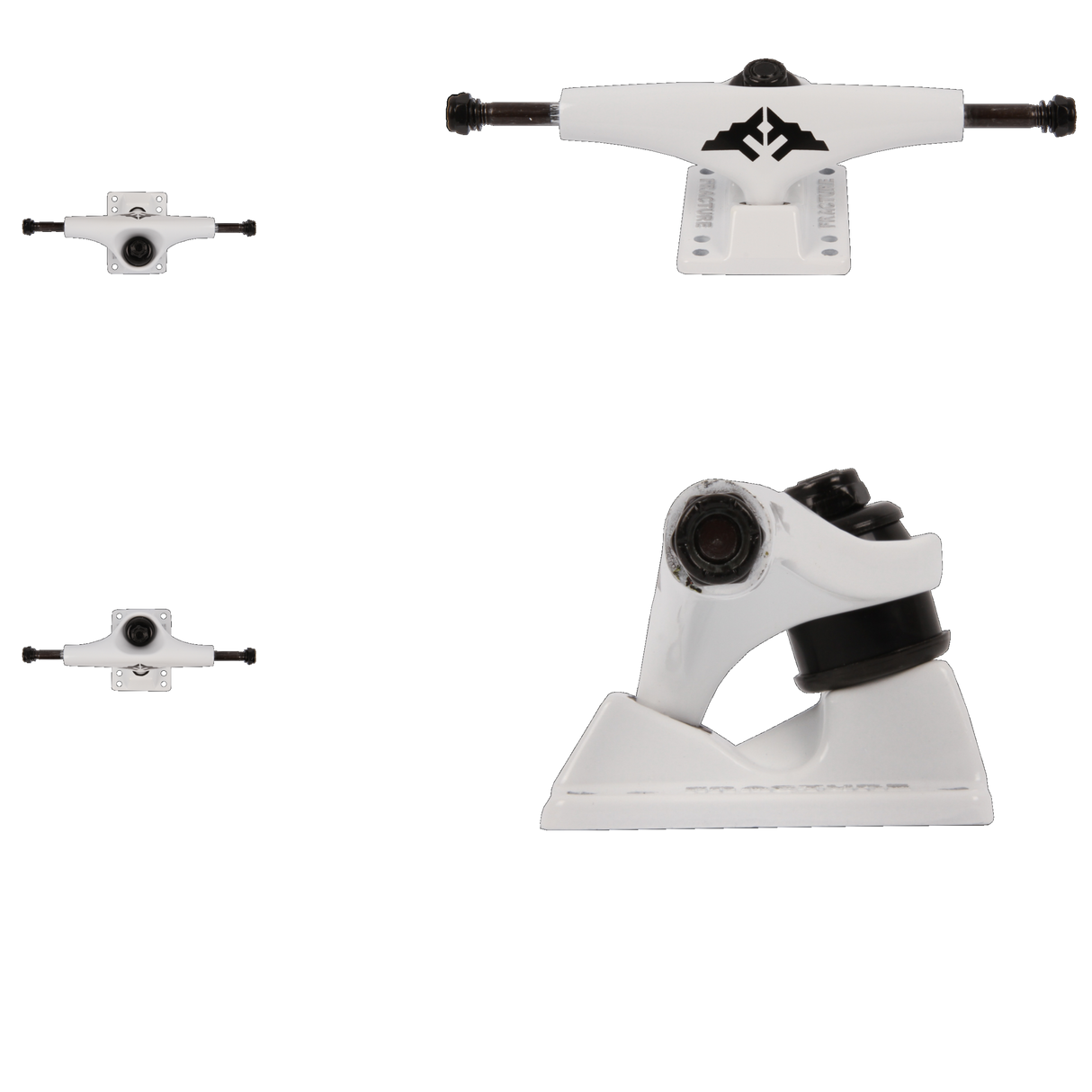 Fracture wings Skateboard Trucks - White 5.5''