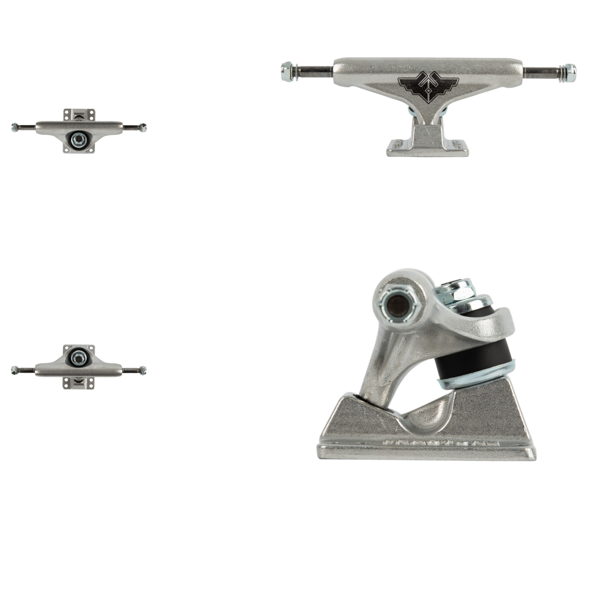 Fracture Wings V2 Skateboard Trucks - Raw 5''